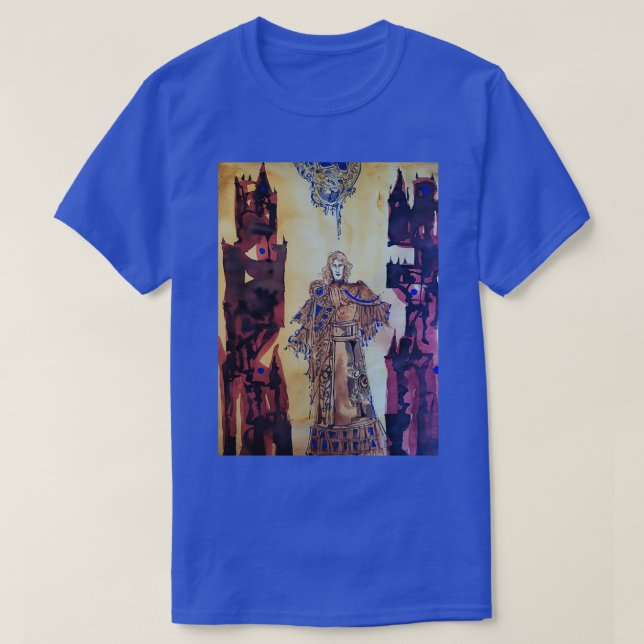 Fantasy Watercolor Art 1 T-Shirt (Design Front)