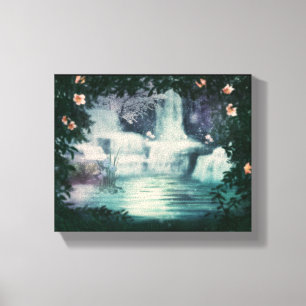 Fantasy Waterfall Cascade    Canvas Print