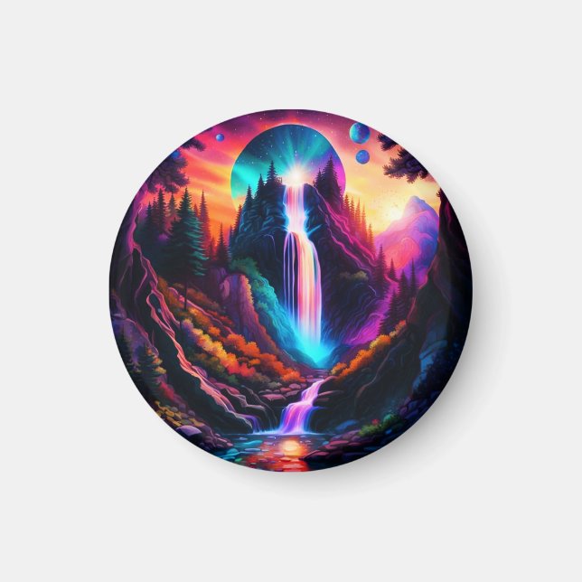 Fantasy Waterfall Magnet (Front)