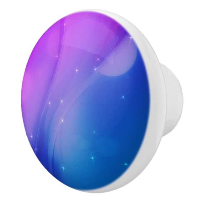 Fantasy Wave Ceramic Knob (Right)