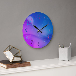 Fantasy Wave Large Clock