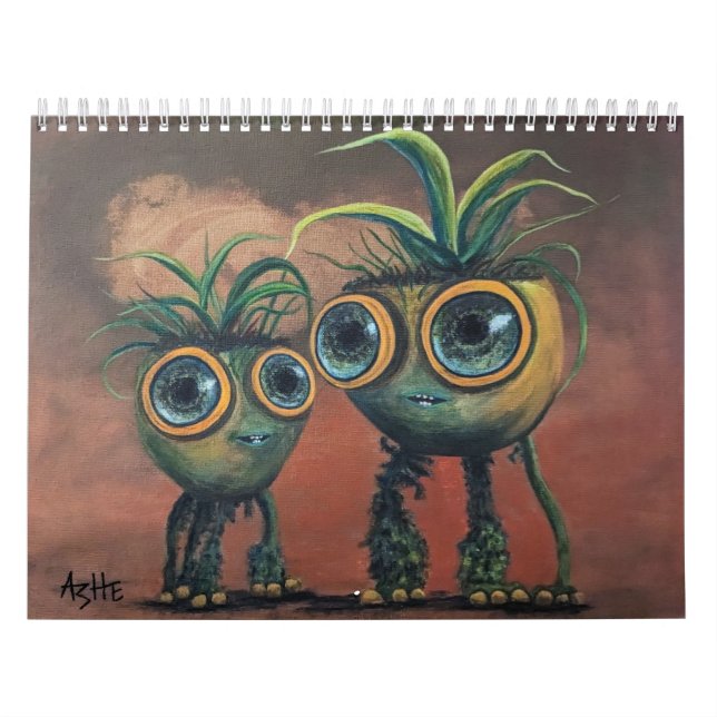 Fantasy Whimsical Surrealism 12-Month Calendar (Cover)