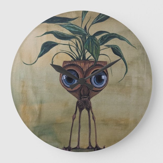 Fantasy Whimsical Surrealism Wall Clock (Front)