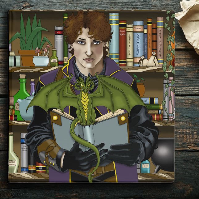 Fantasy Wizard Books Dragon Potions Binder (Creator Uploaded)