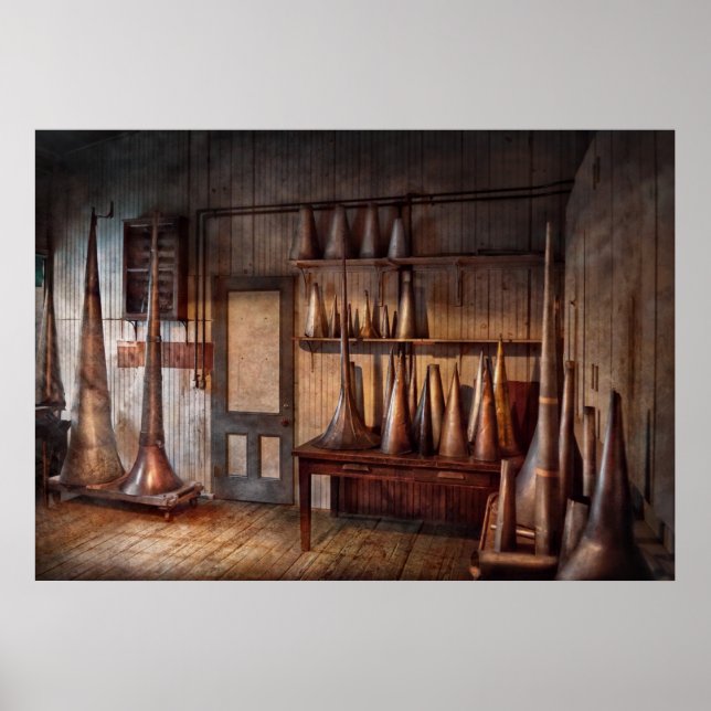 Fantasy - Wizard hat prototype lab Poster (Front)