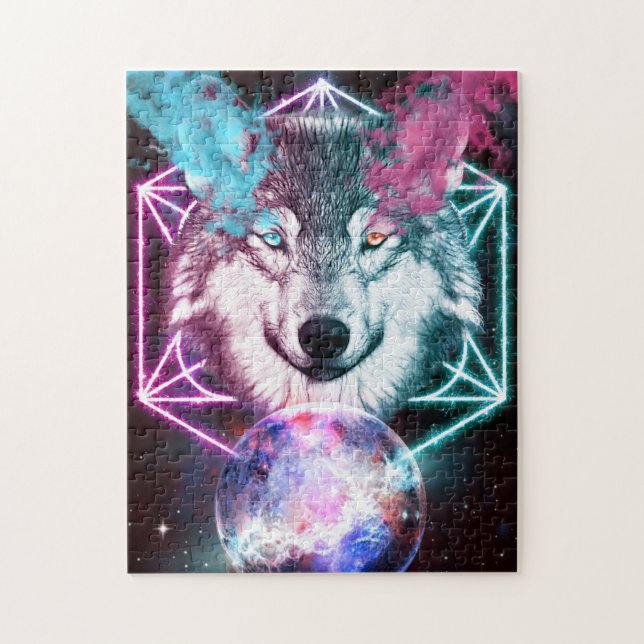 Fantasy Wolf Puzzle (Vertical)
