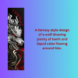 Fantasy wolf  skateboard<br><div class="desc">This fantasy wolf design looks extremely cool on the boards, also the word "Ferocious !!" is put there so you can get an idea of how much text you can put without spoiling the image, so you can edit the text and change the colour, size, font and transfer the design...</div>