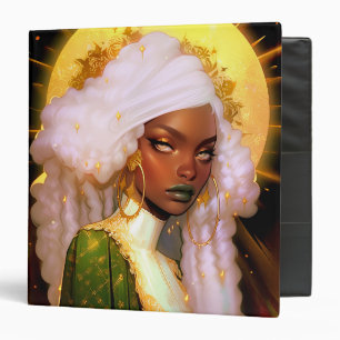 Fantasy Woman African American Art Binder