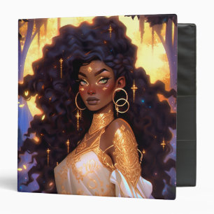 Fantasy Woman African American Art Binder