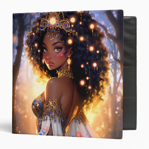 Fantasy Woman African American Art Binder