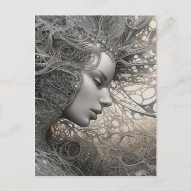 Fantasy Woman Postcard (Front)