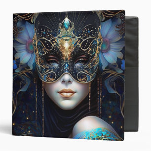 Fantasy Woman Wearing Mask Binder
