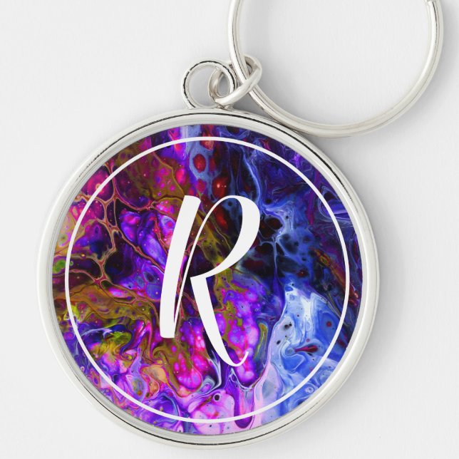 Fantasy World Monogram Keychain (Front)