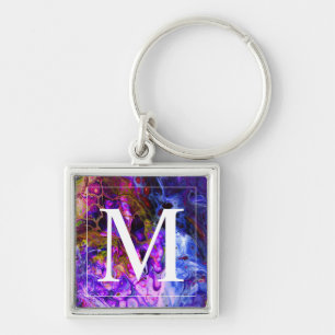 Fantasy World Monogram Keychain