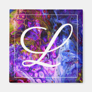 Fantasy World Monogram Magnet