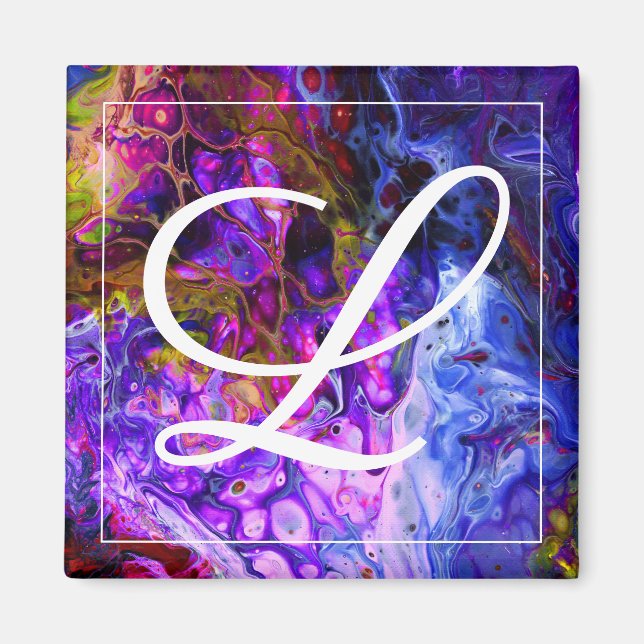 Fantasy World Monogram Magnet (Front)