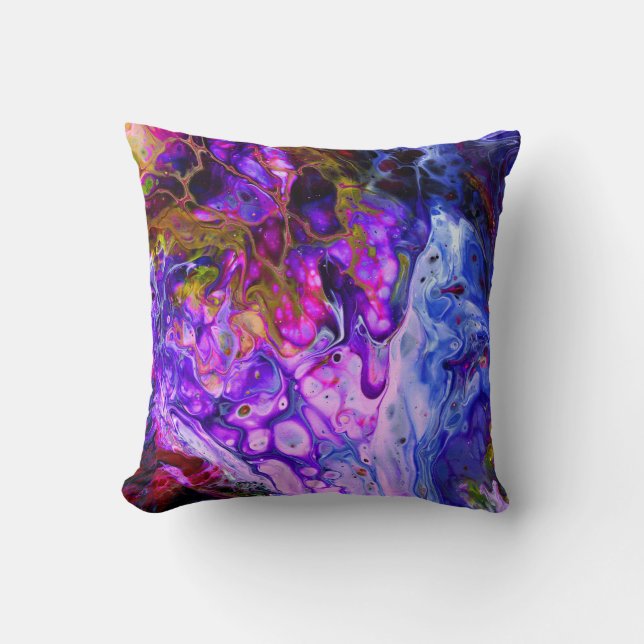 Fantasy World Throw Pillow (Front)