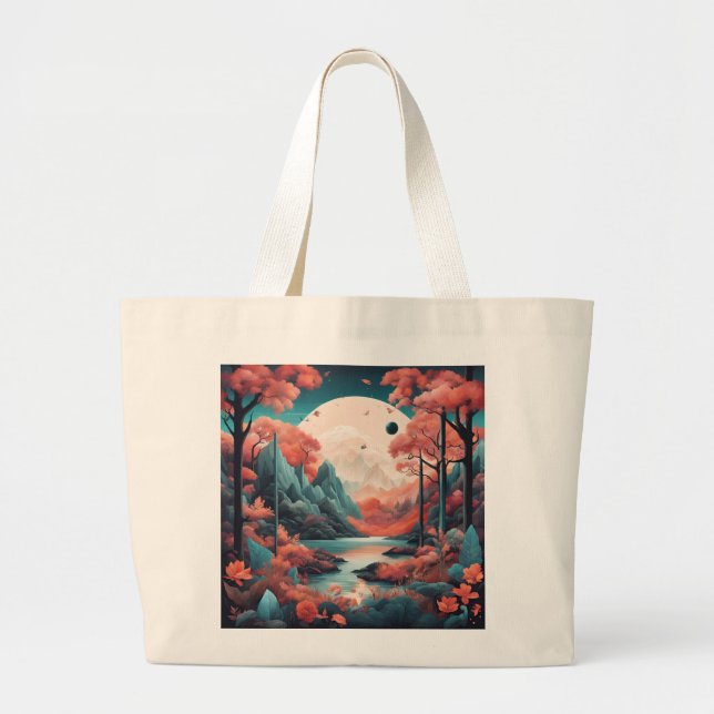 Fantasyland Large Tote Bag (Front)