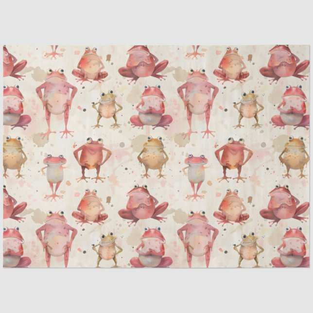 Fantic Frogs  Tissue Paper (Front)