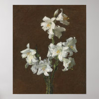 Fantin-Latour - White Lilies