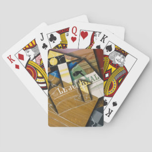 Fantomas, 1915 (oil on canvas) playing cards