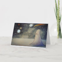 Fantôme avec carte des étoiles