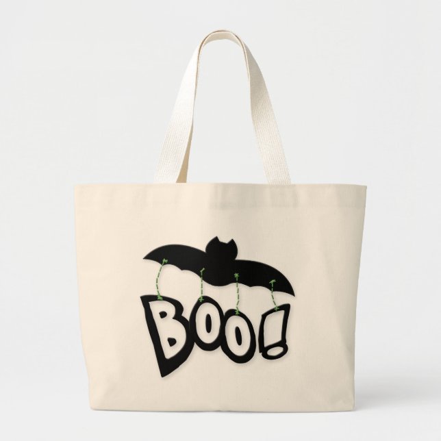 Fantôme Halloween Sac Ou Sac De Traitement (Devant)