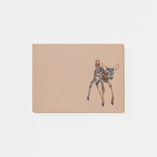 FAON et note de post-it AMBRE de HIBOU