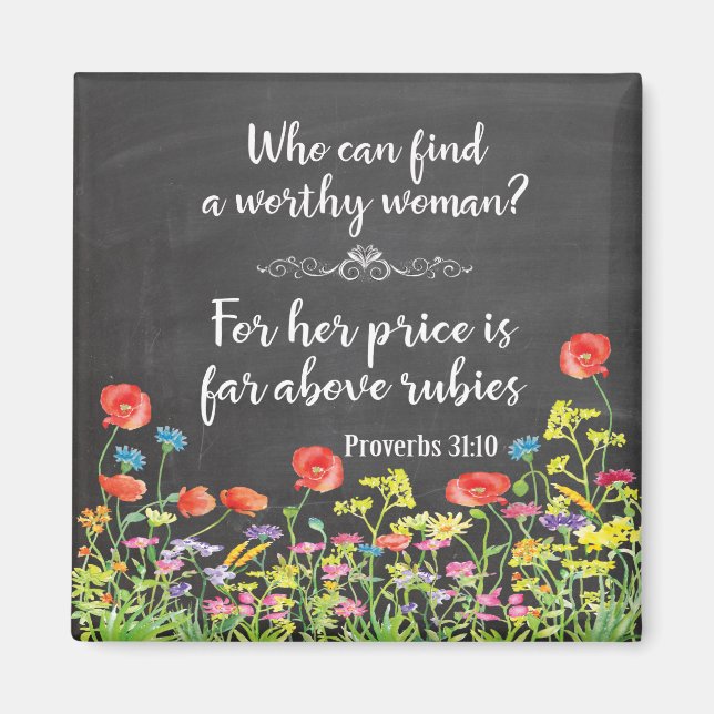Far Above Rubies Proverbs 31 Magnet (Front)
