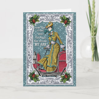 Far Away at Christmas Holiday Card
