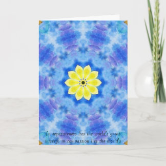Far Eastern Inspired Tranquillity Note card with B