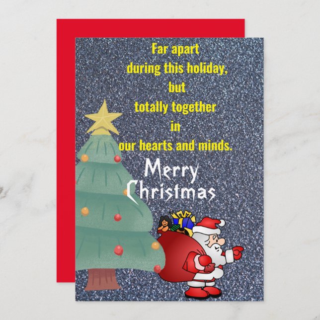 Far friend holiday card (Front/Back)
