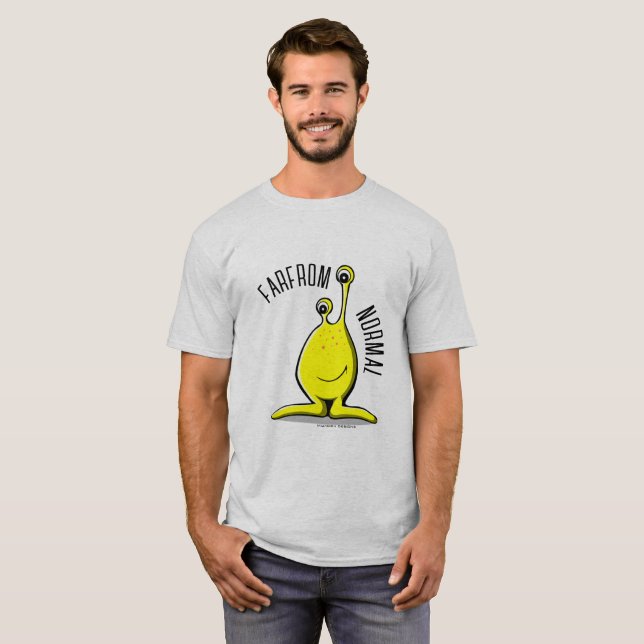 FAR FROM NORMAL TWO-EYED MONSTER T-SHIRT (Front Full)