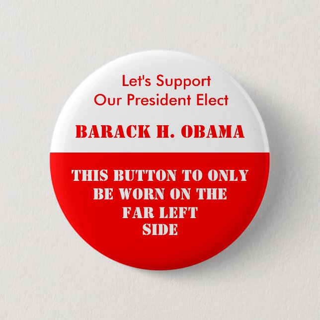 FAR LEFT SUPPORT 2 INCH ROUND BUTTON (Front)