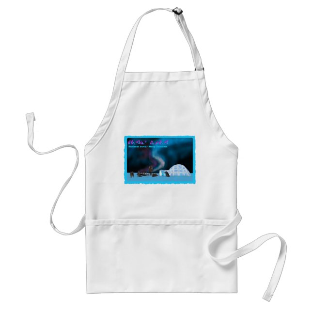 Far North Christmas Standard Apron (Front)