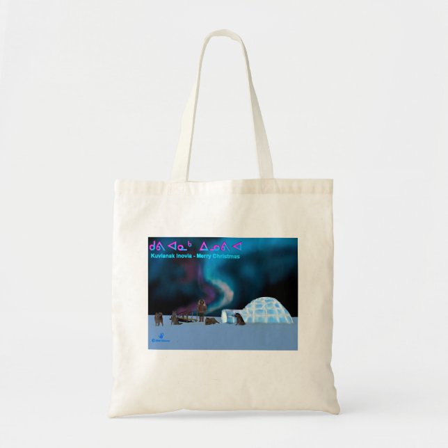 Far North Christmas Tote Bag (Front)
