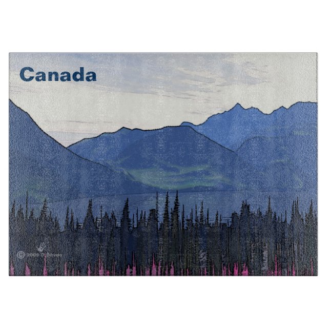 Far North Summer Cutting Board (Front)