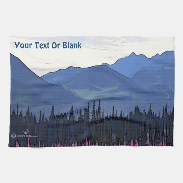 Far North Summer  Kitchen Towel (Horizontal)