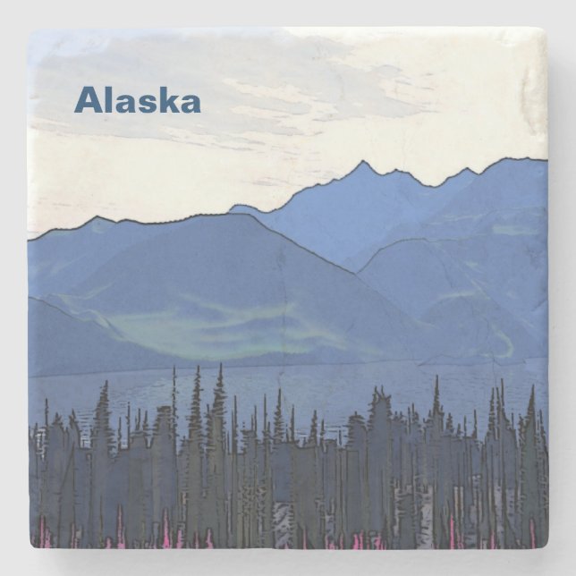 Far North Summer Stone Coaster (Front)