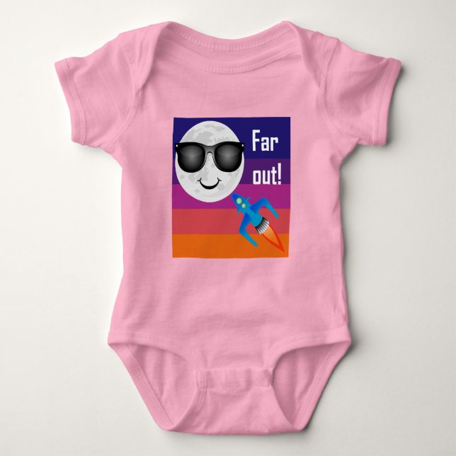 Far Out Design - Baby Jersey Bodysuit (Front)