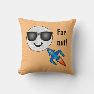 Far Out Design - Throw Pillow 16" x 16"