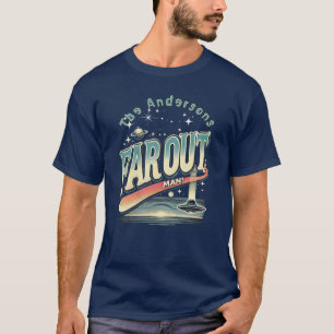 Far Out Man Retro 60’s Slogan Personalized Family T-Shirt
