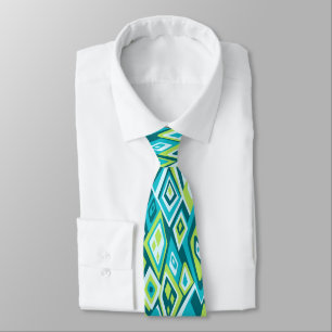 Far Out Retro Abstract Two-side Printed Tie