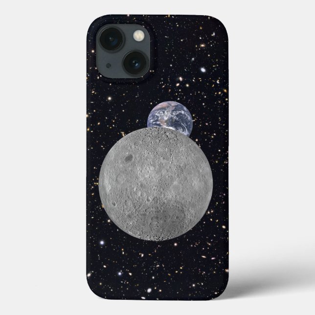 Far Side of the Moon Earth Starry Sky Case-Mate iPhone Case (Back)
