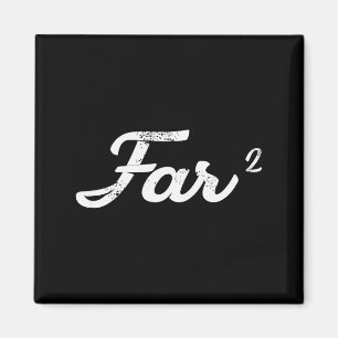 Far Squared Farfar Swedish Or Danish Grandpa Funny Magnet
