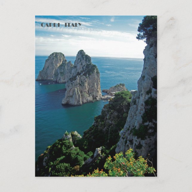 Faraglioni Rocks, Isle of Capri postcard (Front)