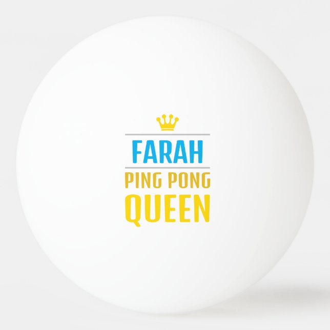 Farah Ping Pong Ball (Front)
