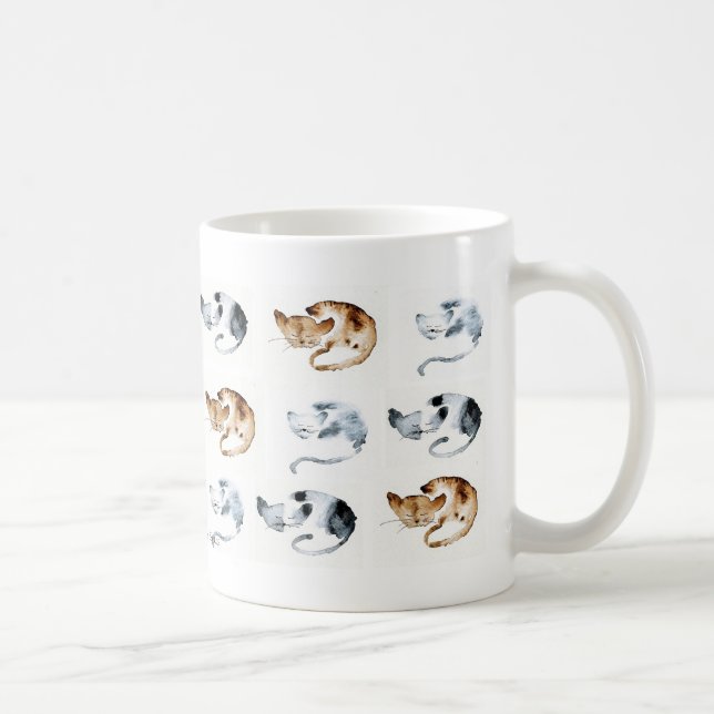 Farandole of chaquarelles door frames coffee mug (Right)