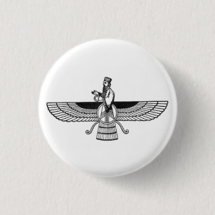 faravahar 1 inch round button