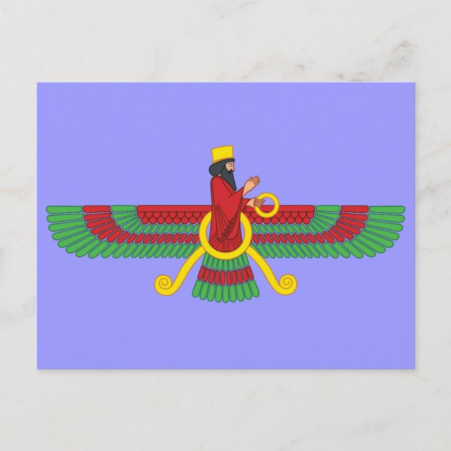 Faravahar Symbol Postcard (Front)